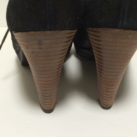 Paul Green Brown Terra Suede Lace Up Ankle - Picture 7 of 13